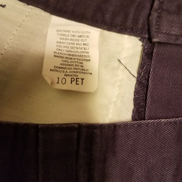 LEE CASUAL NAVY SHORTS SIZE 10P - Picture 4 of 5